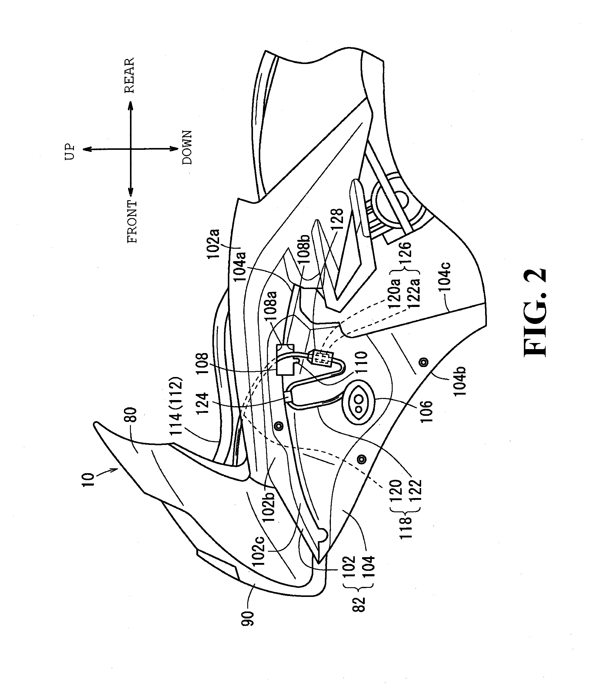 Cowled vehicle