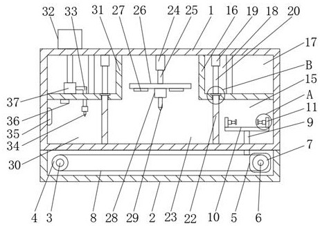 Edible fungus inoculation device