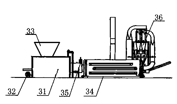 Production equipment for biomass wood pellet fuel