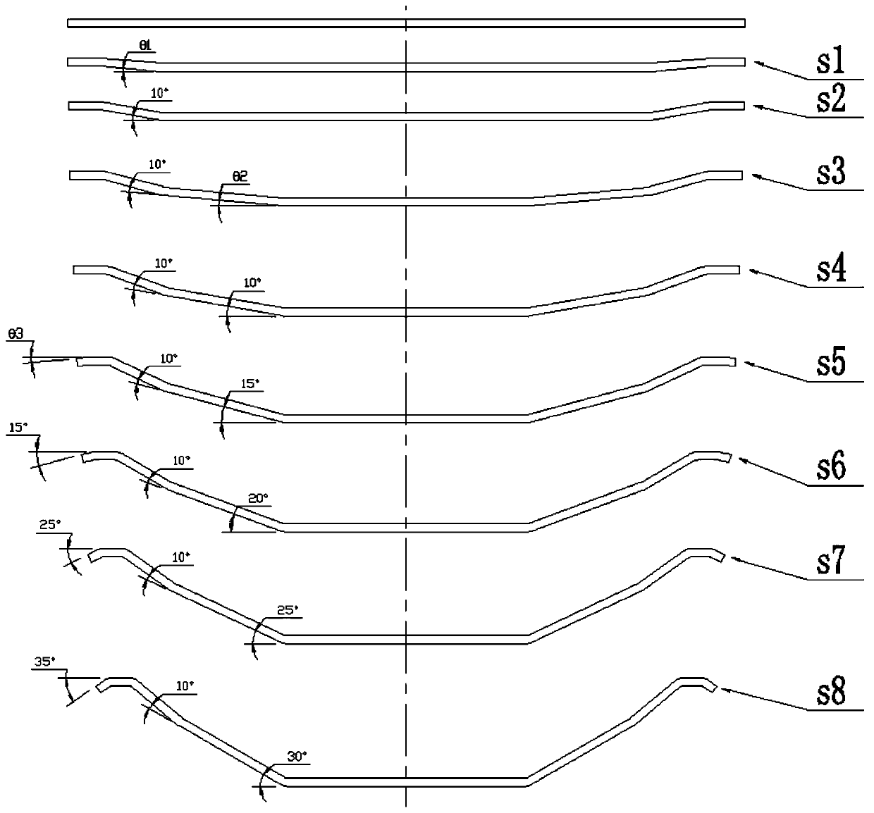 Roller type continuous cold roll forming method for U-shaped steel sheet pile