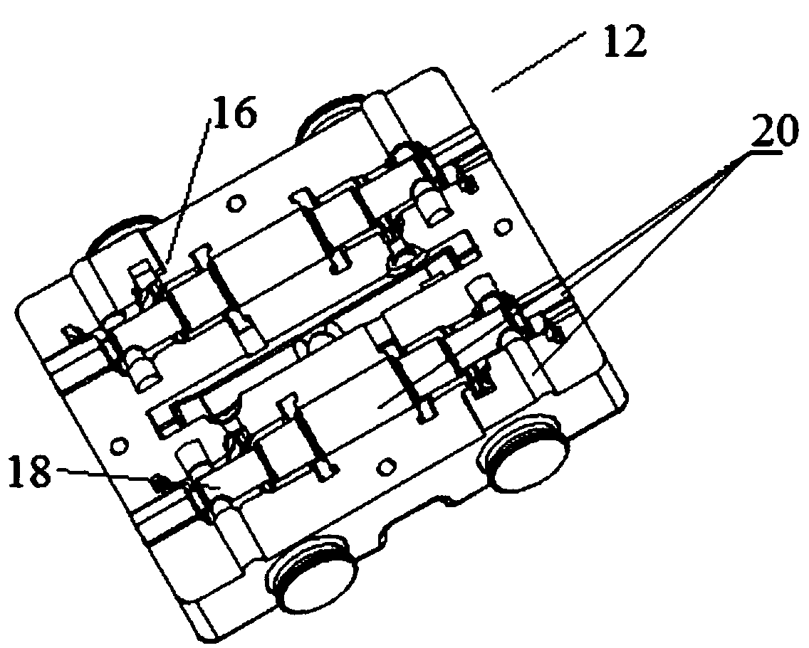 Sand mold for casting rotary structure casting and its manufacturing method