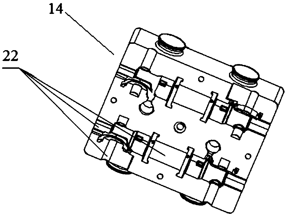 Sand mold for casting rotary structure casting and its manufacturing method