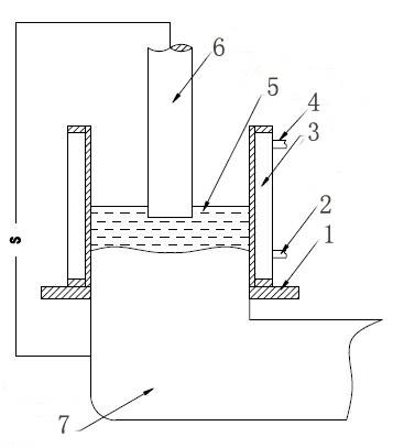 Device for repairing electrolytic aluminium anode steel claw by total cross-section fusion welding