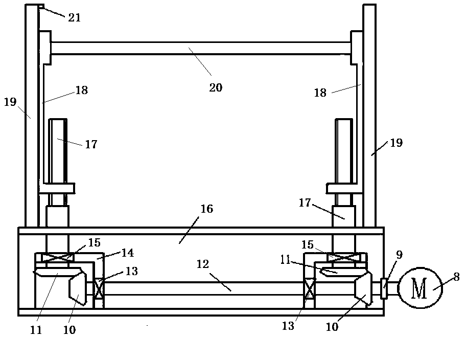 Hydraulic-driving type miniature tapered hole inner surface cavitation shot-blasting system and method