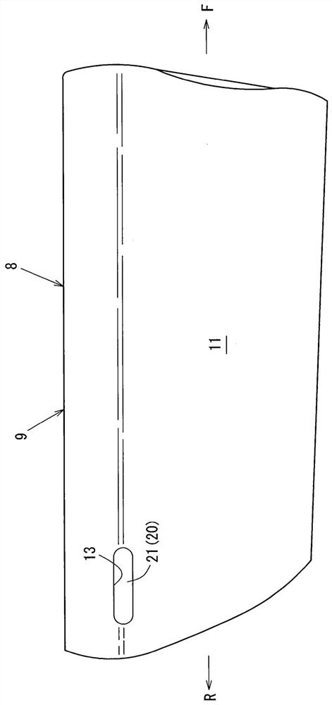 Door handle structure of vehicle