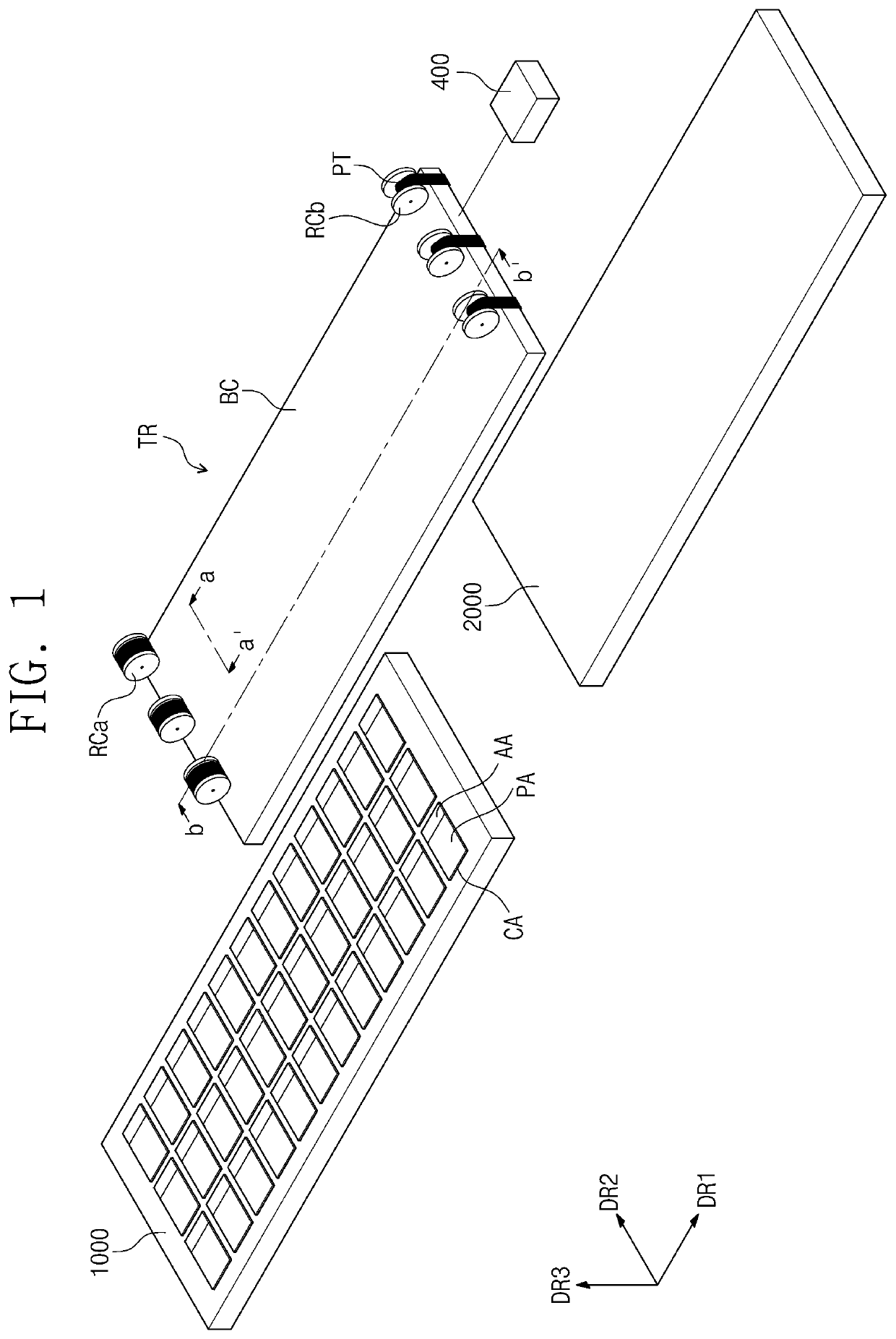 Apparatus of manufacturing display device and method of manufacturing display device