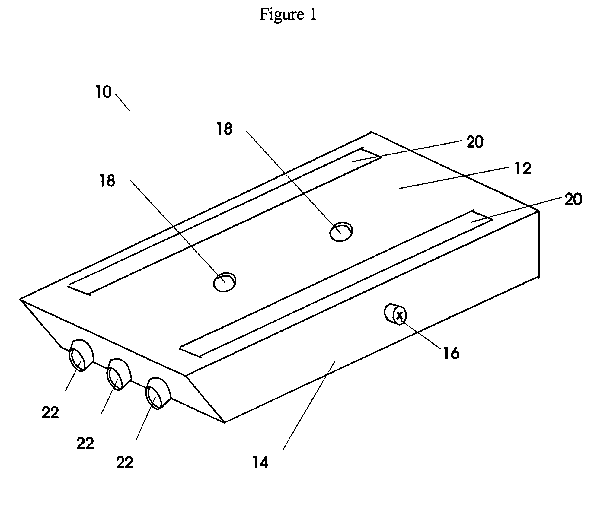 Storage container lighting system