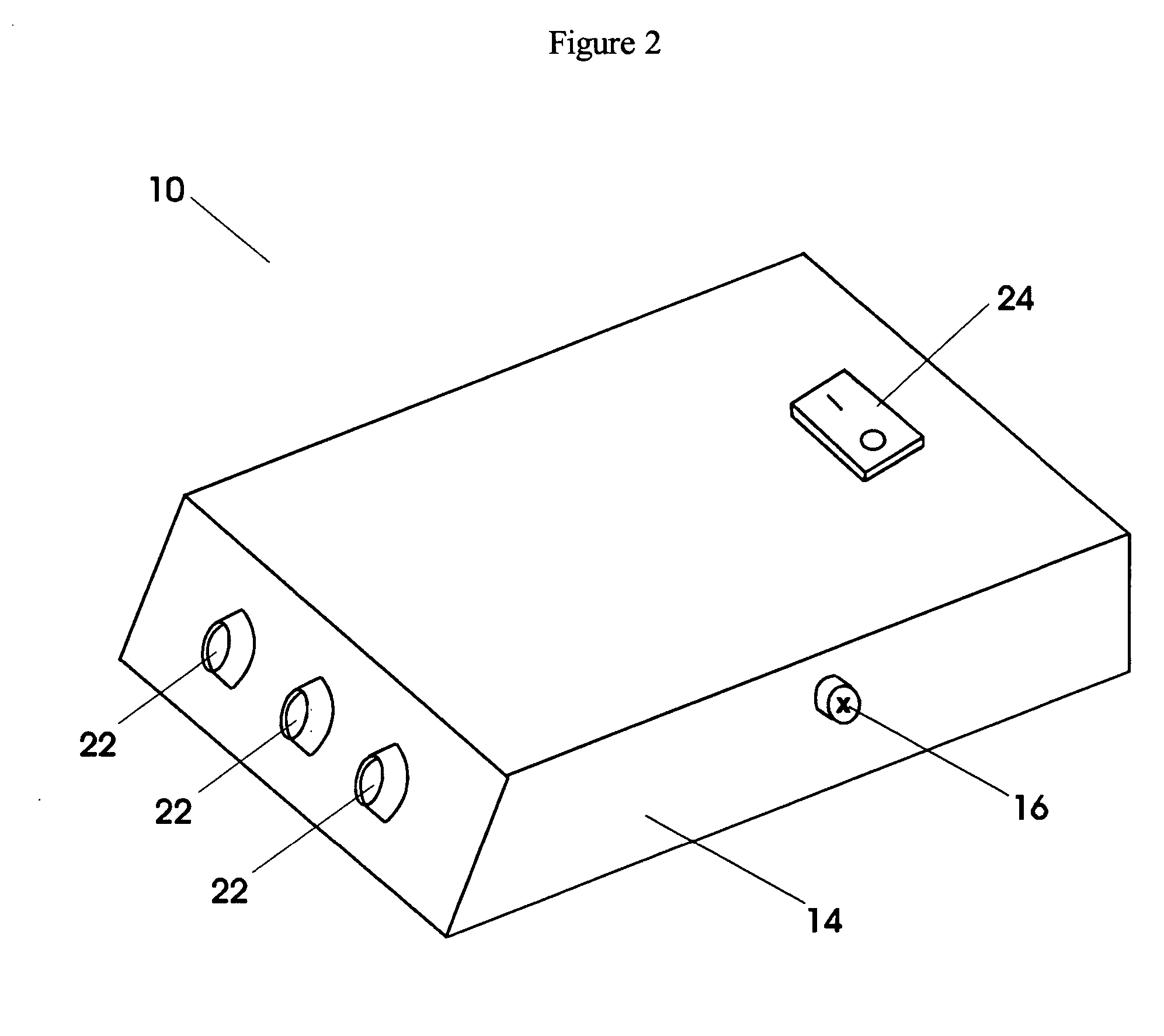 Storage container lighting system