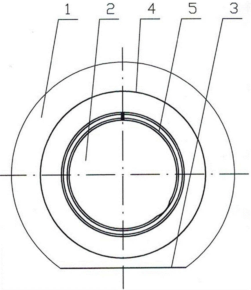 Split type gear pump floating shaft sleeve combination piece and machining method thereof