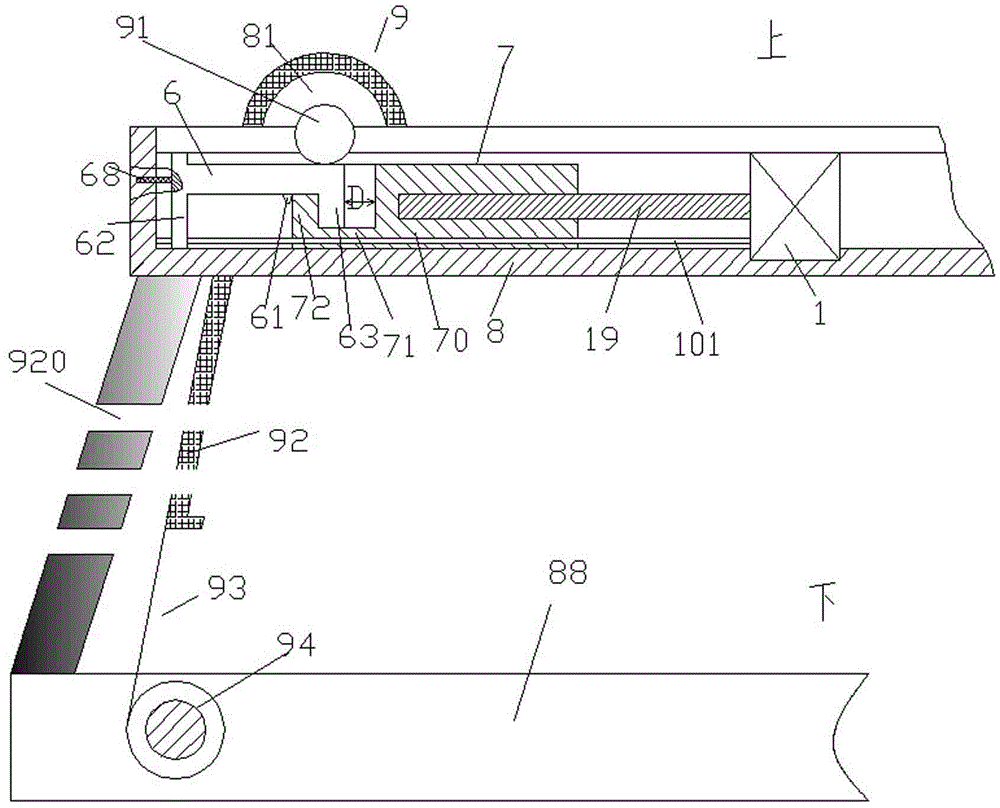 Vehicle window roller shutter driving device preventing sliding deflection and using method thereof