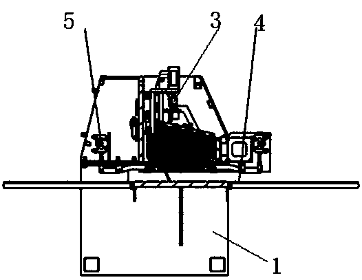 Precise groove milling device applied to multilayer super-thick composite boards