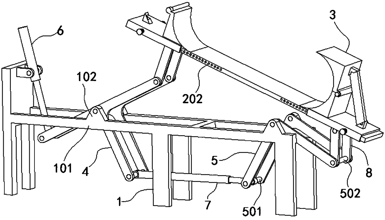 Pit type automobile elevator