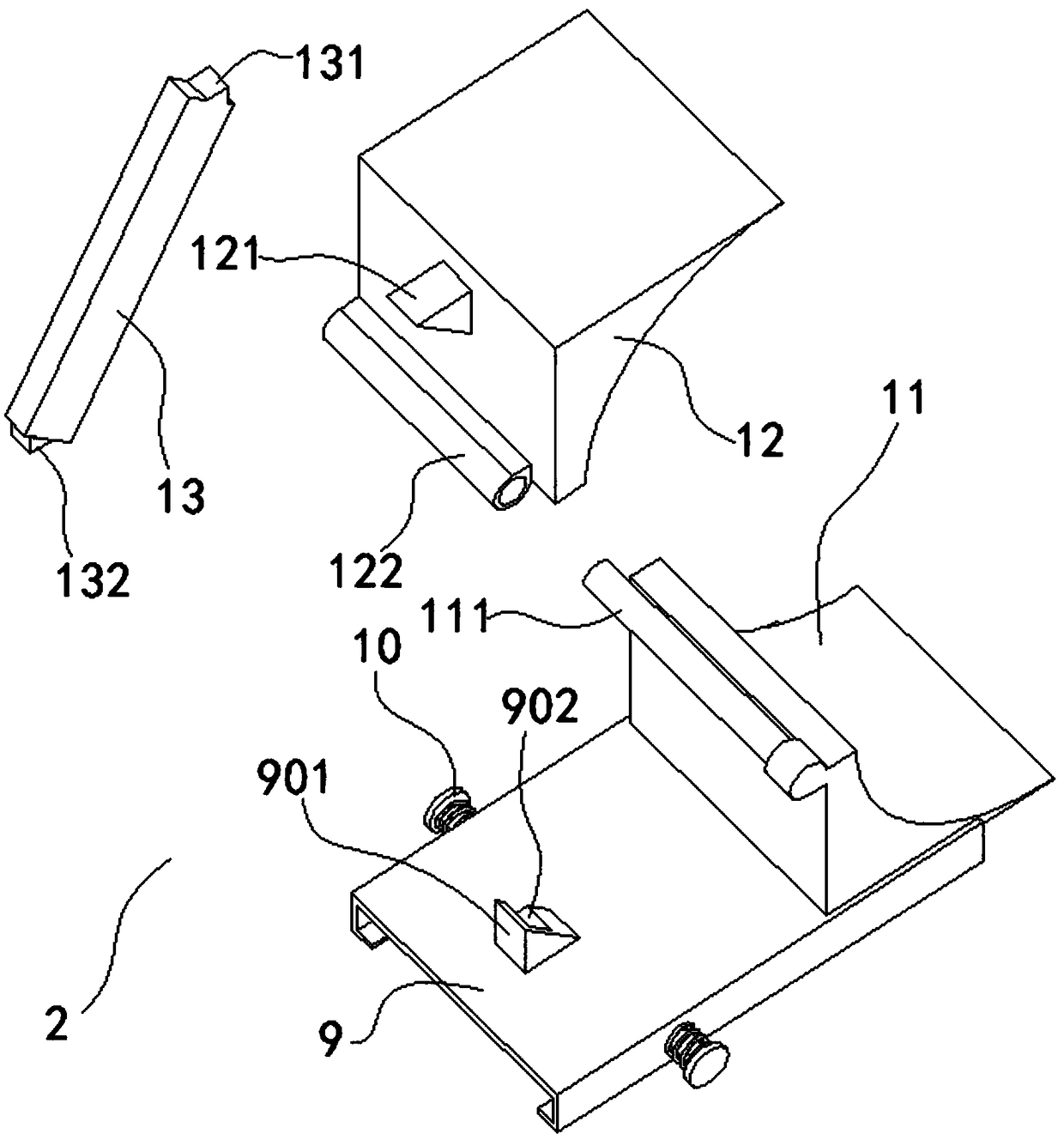 Pit type automobile elevator