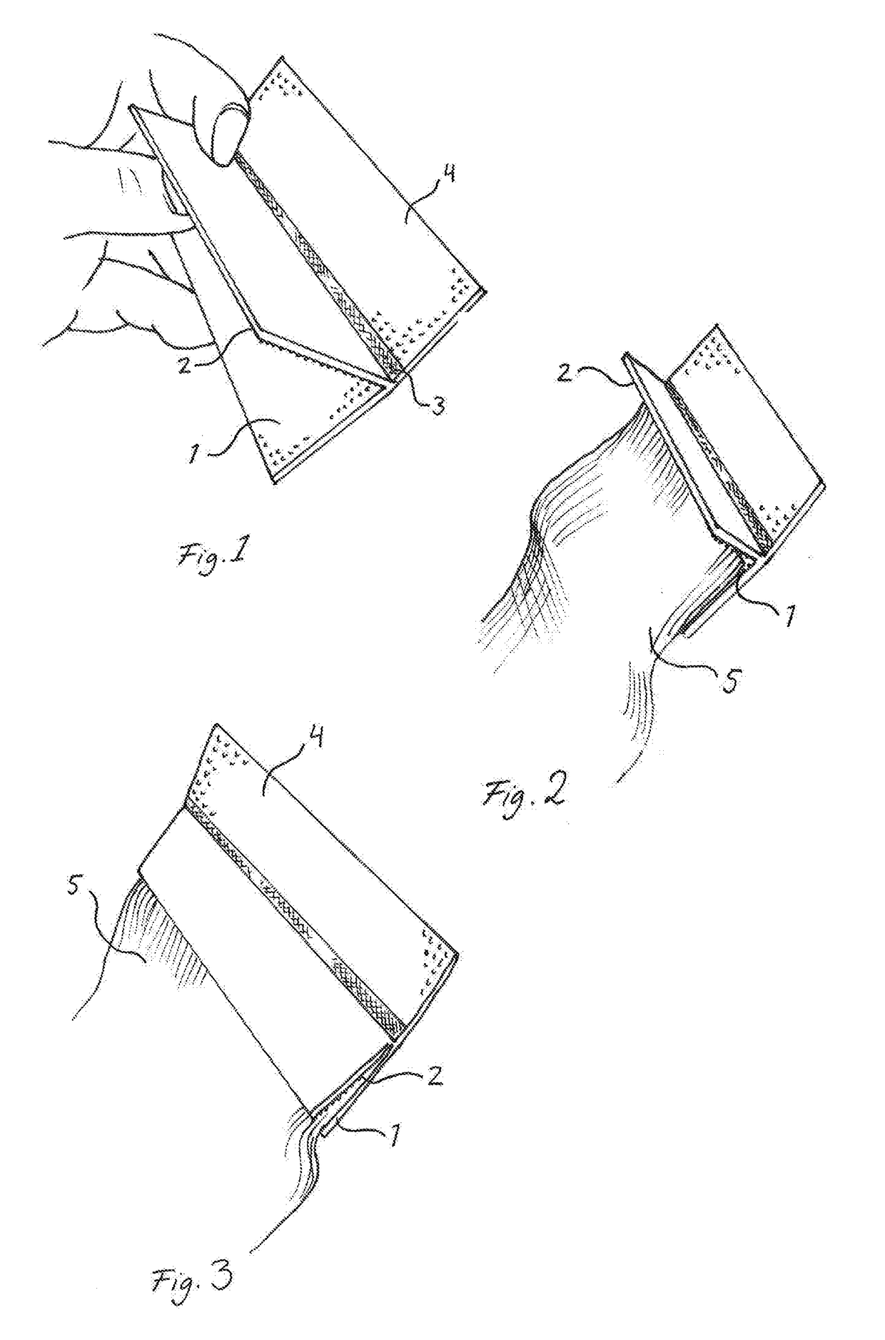 A bandage securing device