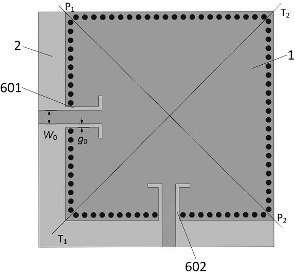 Capacitive patch loaded dual-mode substrate integrated waveguide band-pass filter