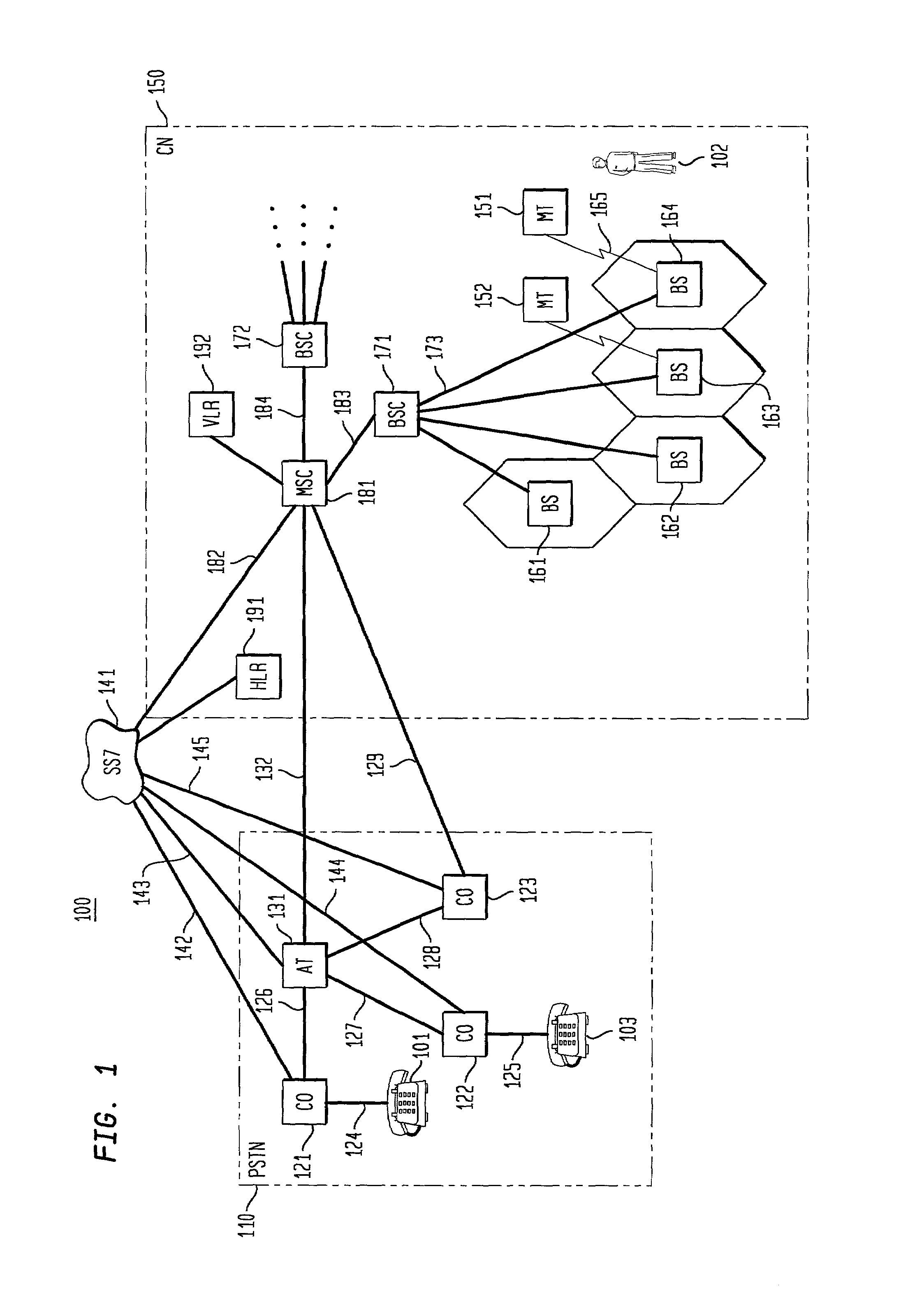 Switching telephone calls between wireline and cellular telephones