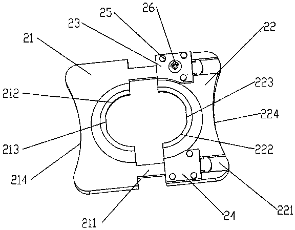 Auxiliary tool for assisting installation of implant of heart chamber