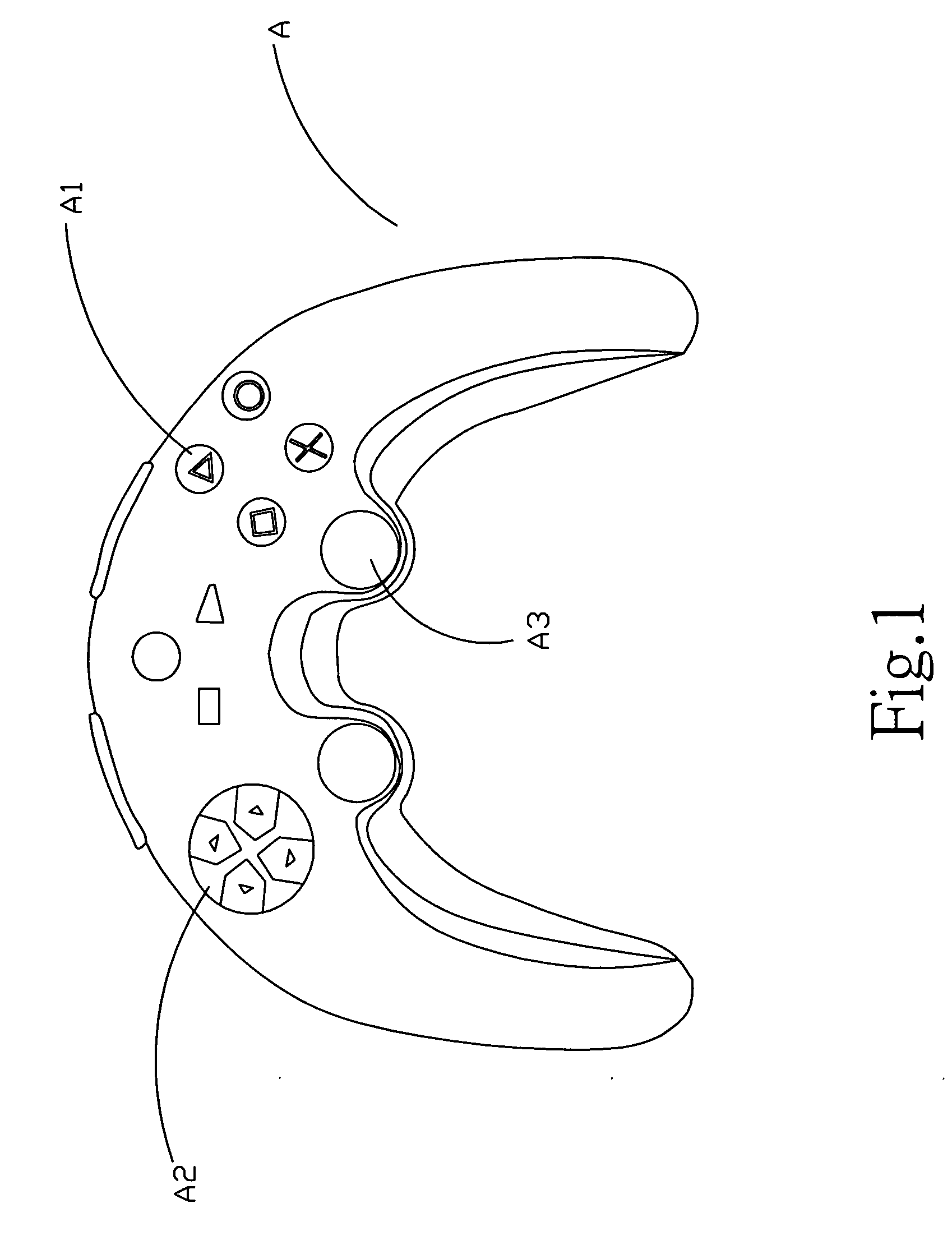 Control arrangement for operating video game console