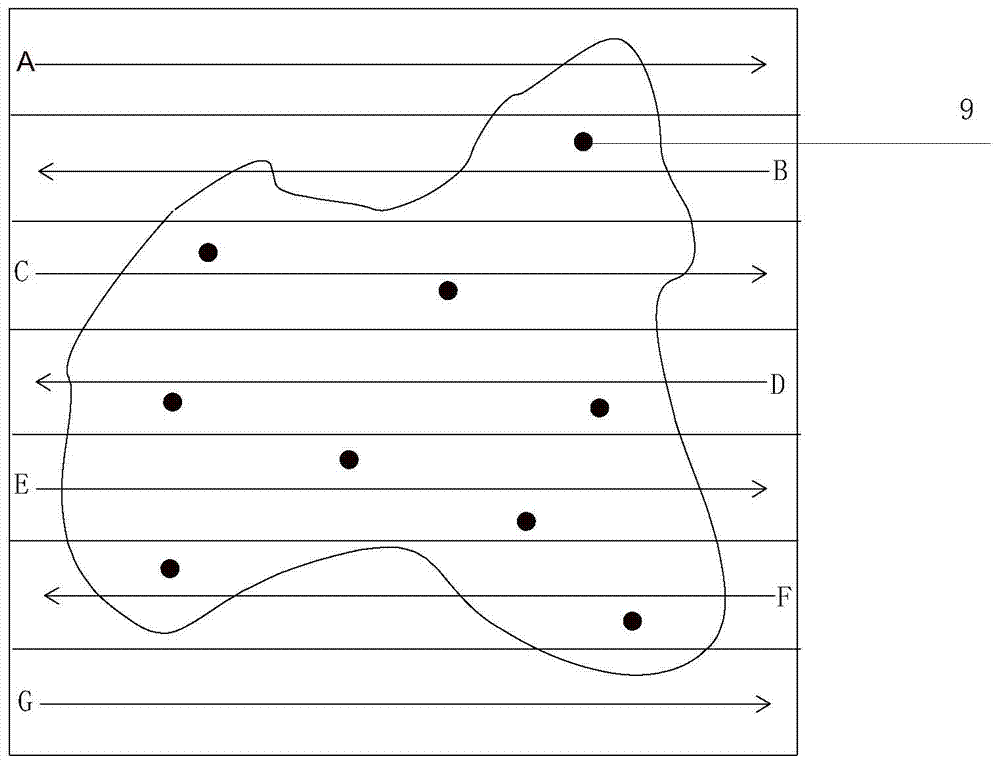 Method for fast and accurate focus scanning of pathological slice tissue based on image acquisition device