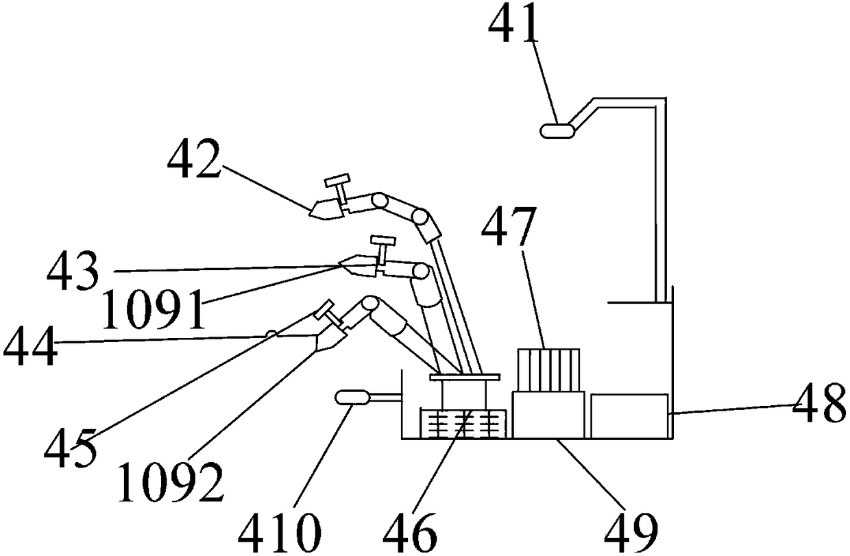 Supporting and connecting lead lapping method of live working robot based on force feedback master-slave control