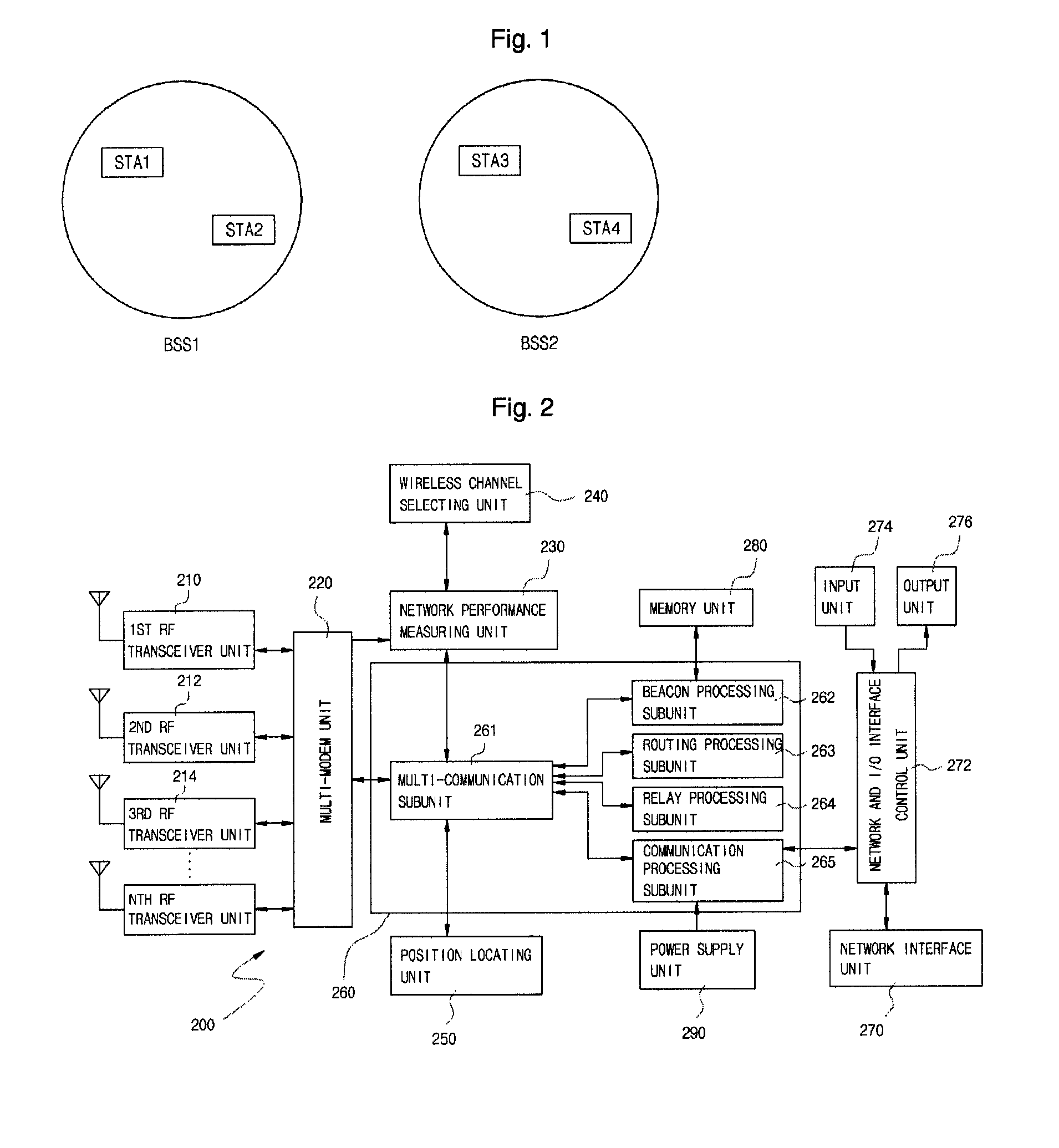 Network clustering device for wireless mobile communication network and network clustering method