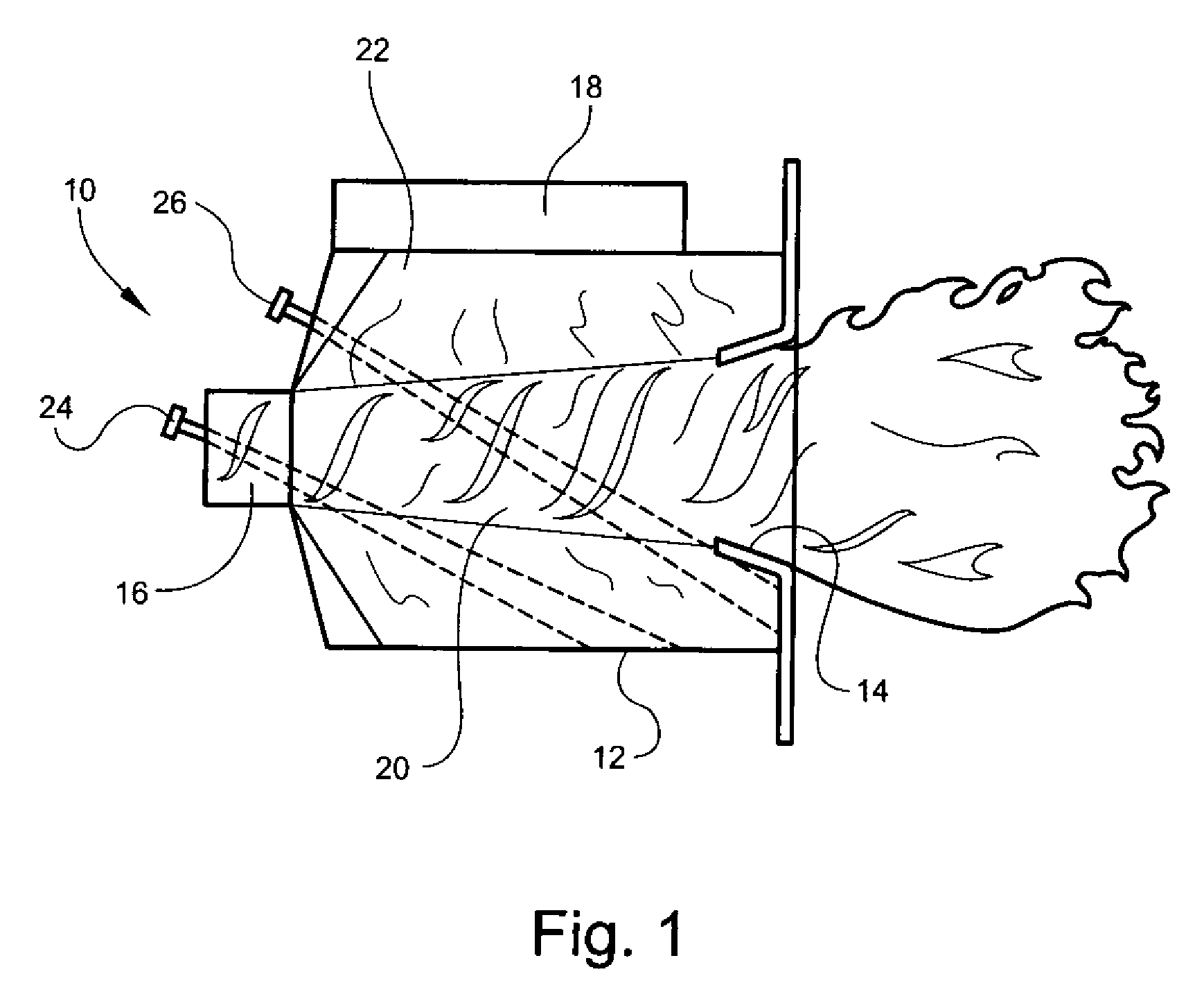 Method for controlling air distribution in a cyclone furnace