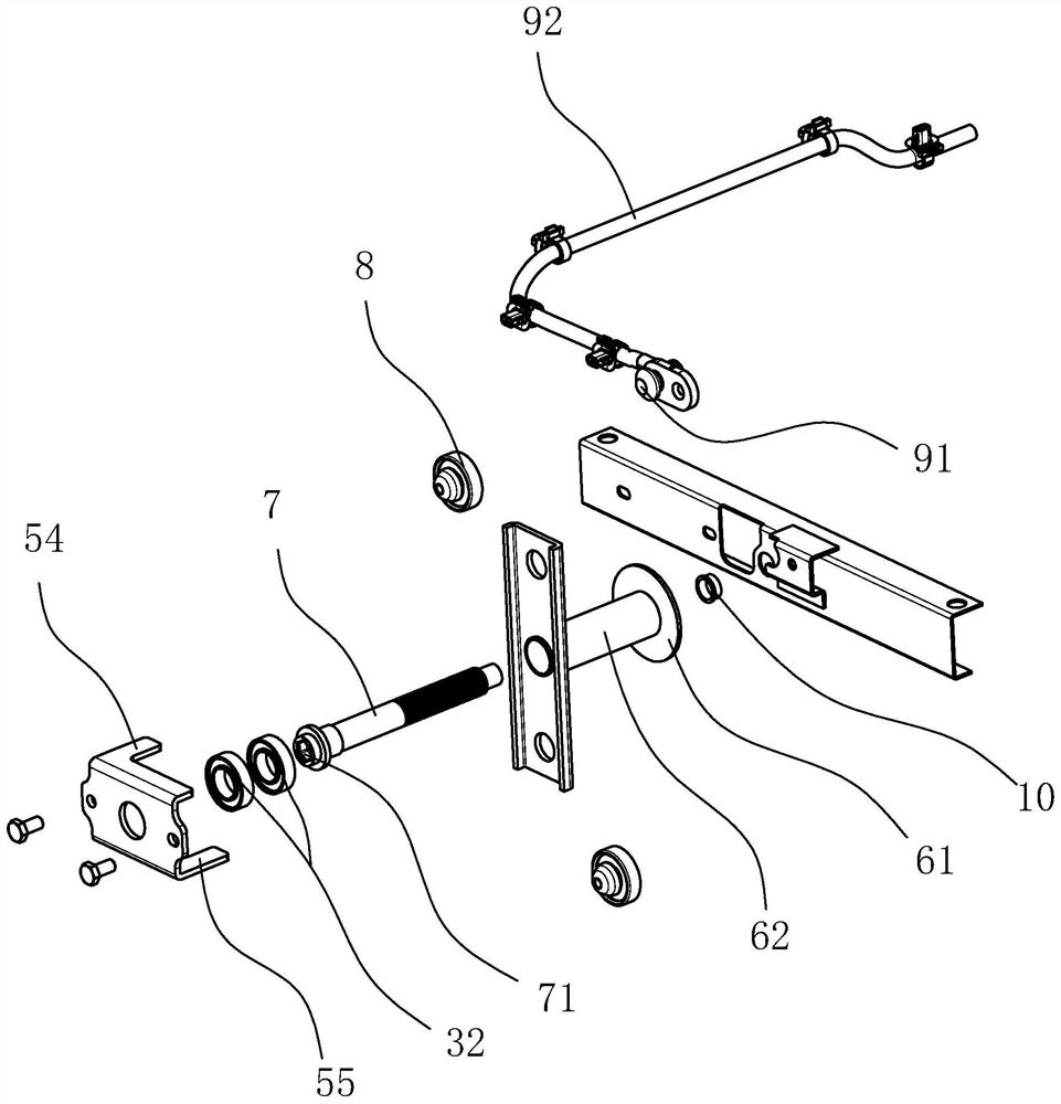 Battery locking mechanism for battery replacement of automobile