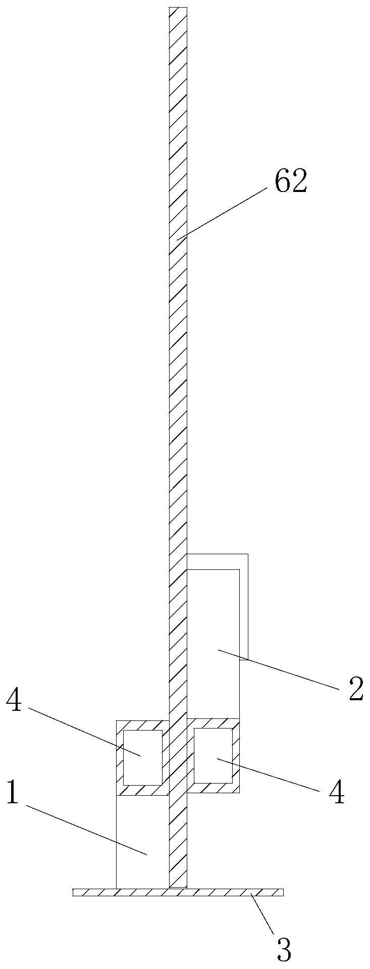 Reinforcing device and method used for constructing concrete wall as well as concrete wall