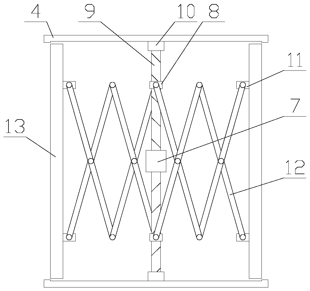 A communication base station with snow removal function