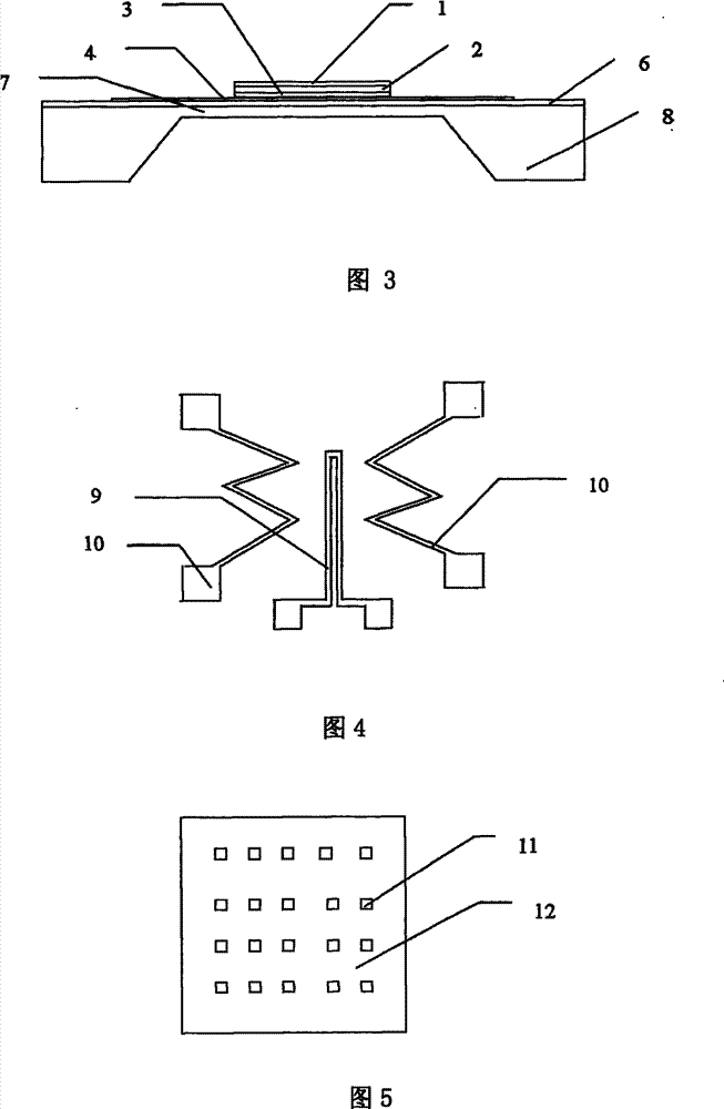 Constant temperature measurement-type micro humidity sensor and producing method thereof