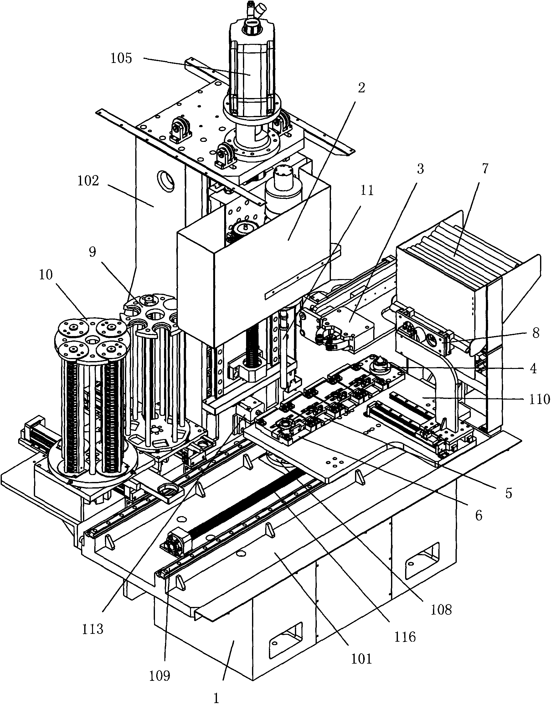 Automatic camshaft assembling machine