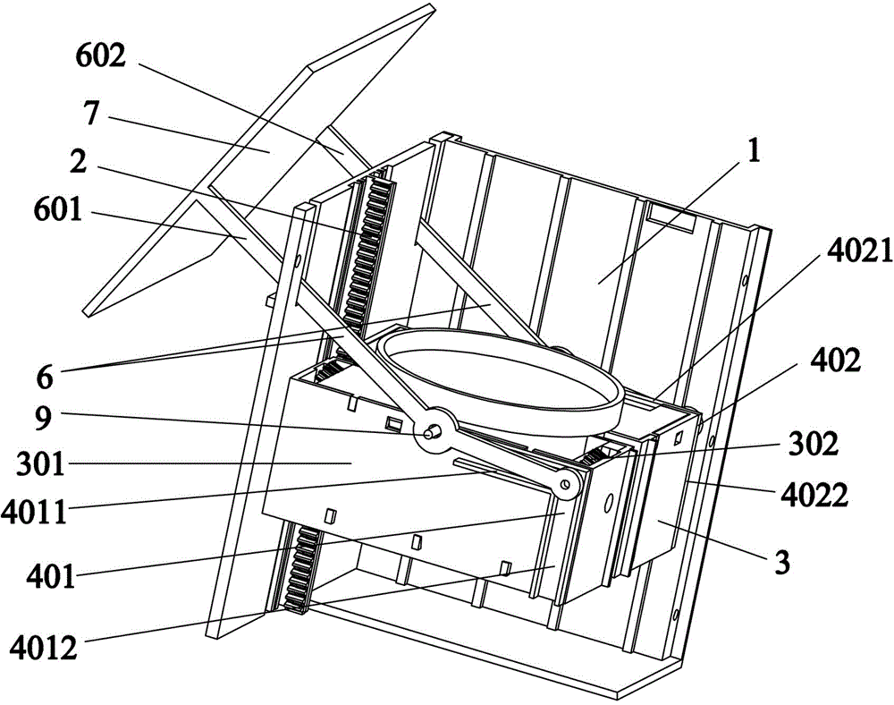Vehicle-mounted equipment lifting device and automobile with the same