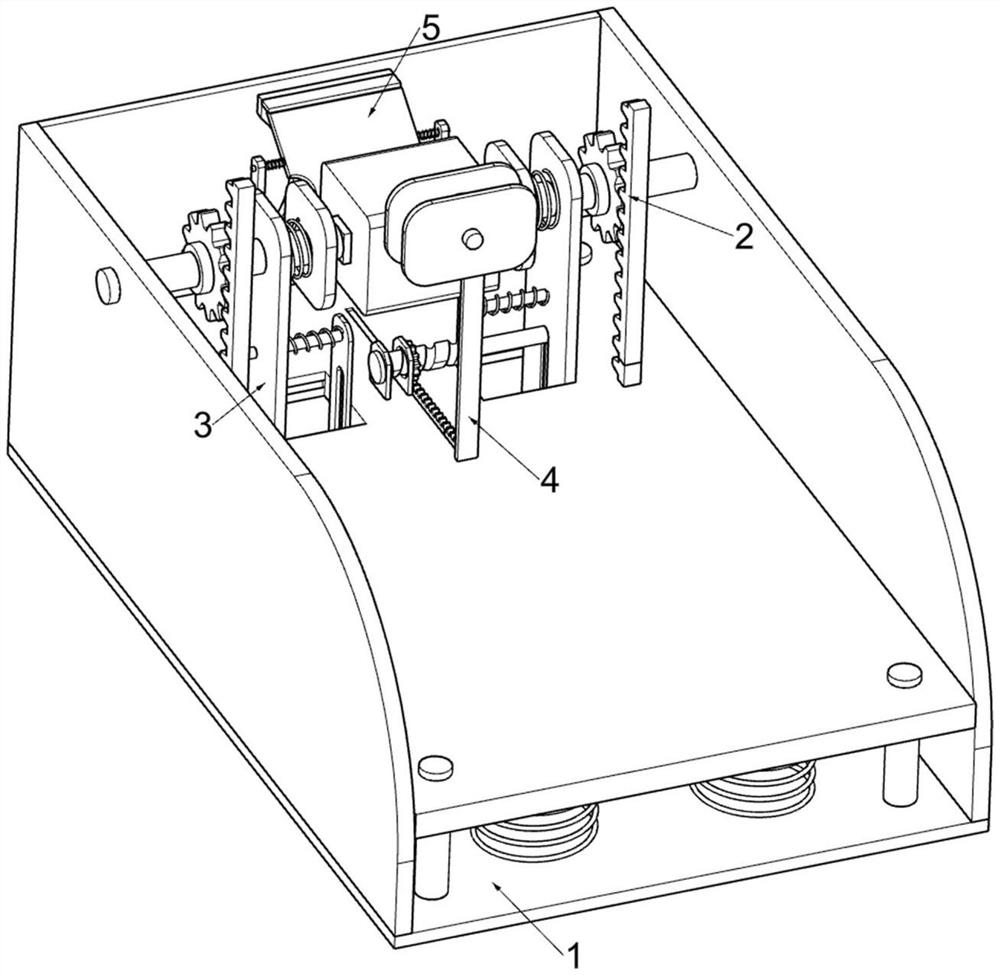 Rotary cleaning type mounting frame for livestock lick blocks
