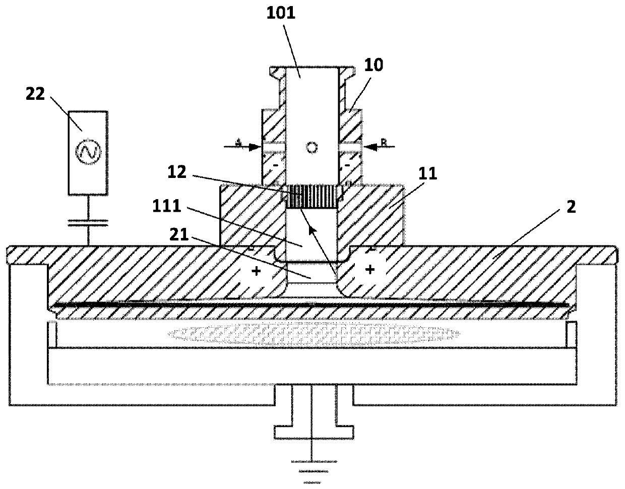 Upper electrode assembly, reaction chamber and atomic layer deposition equipment
