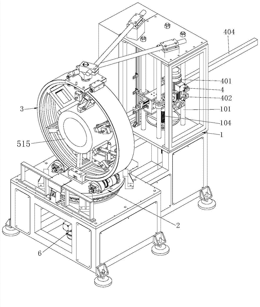 Drawing die coil inserting apparatus of motor stator iron core