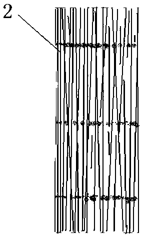 Hollow recombined bamboo and manufacturing method thereof