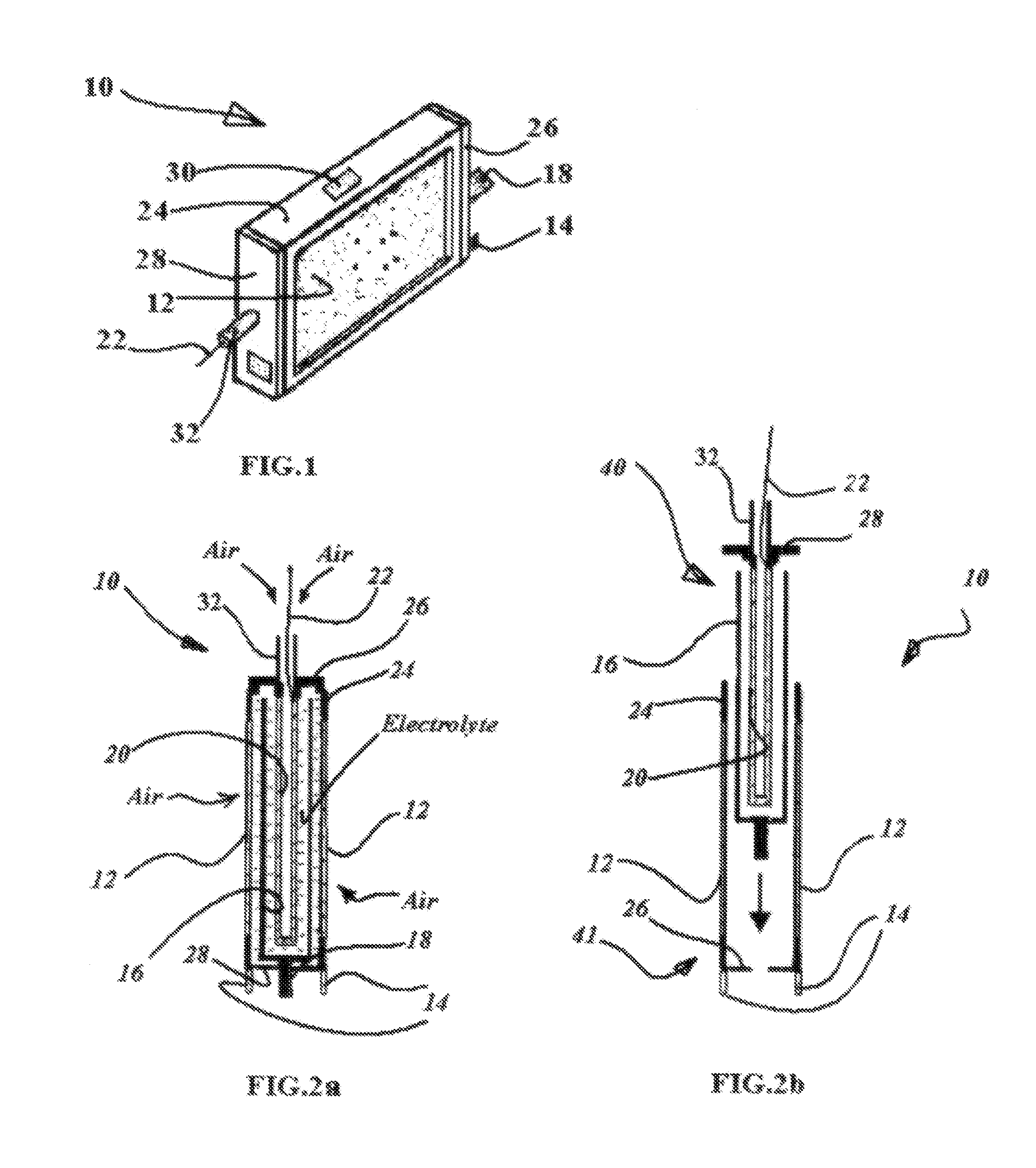 Electrochemical Air Breathing Voltage Supply and Power Source Having in-situ Neutral-pH Electrolyte