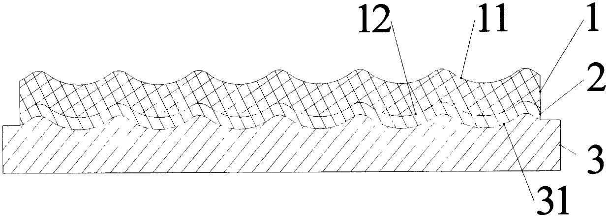 Glass block and method and mold for producing glass block