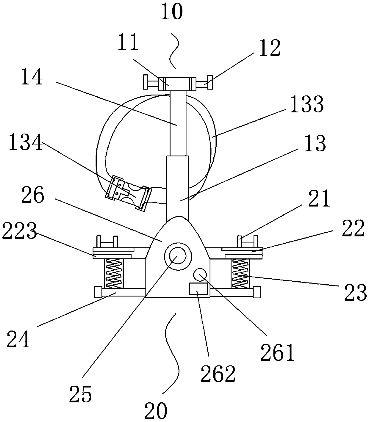 A kind of lower limb activity trainer after traumatic brain operation