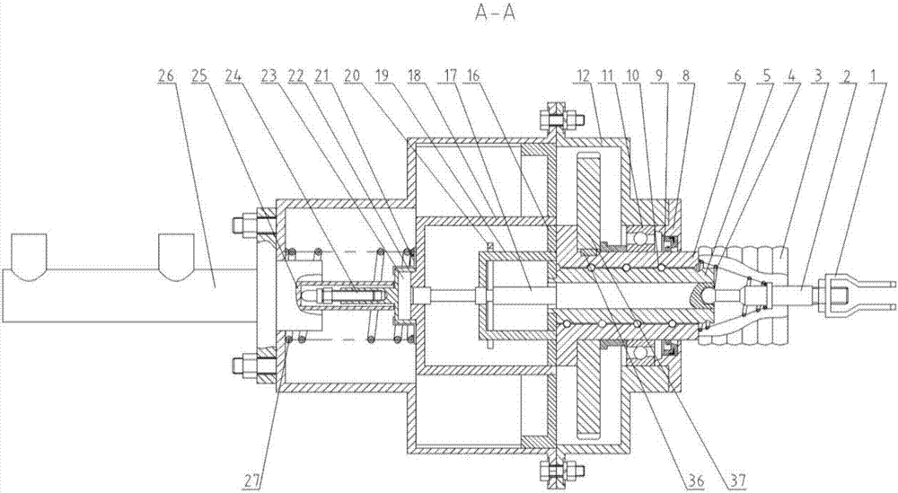 Brake-by-wire device based on assistance of direct-current motor