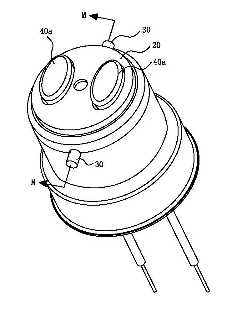 Clamping-nail fixing structure for lamp cap