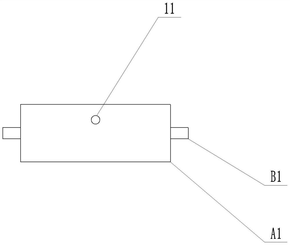 All-revolute-pair plane-symmetry two-movement and two-rotation parallel mechanism