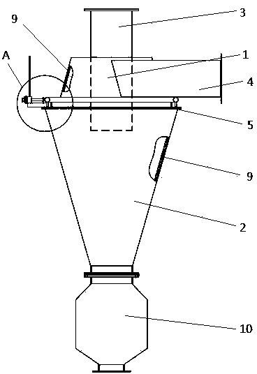 Induction cyclone separator