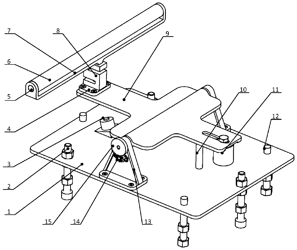 A lever counterweight type gravity compensation device