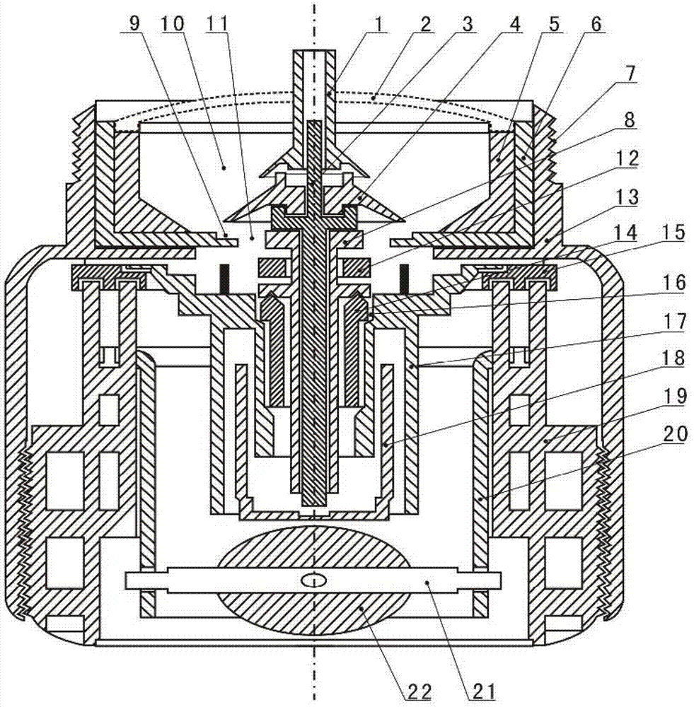 Lower-control water-saving water valve