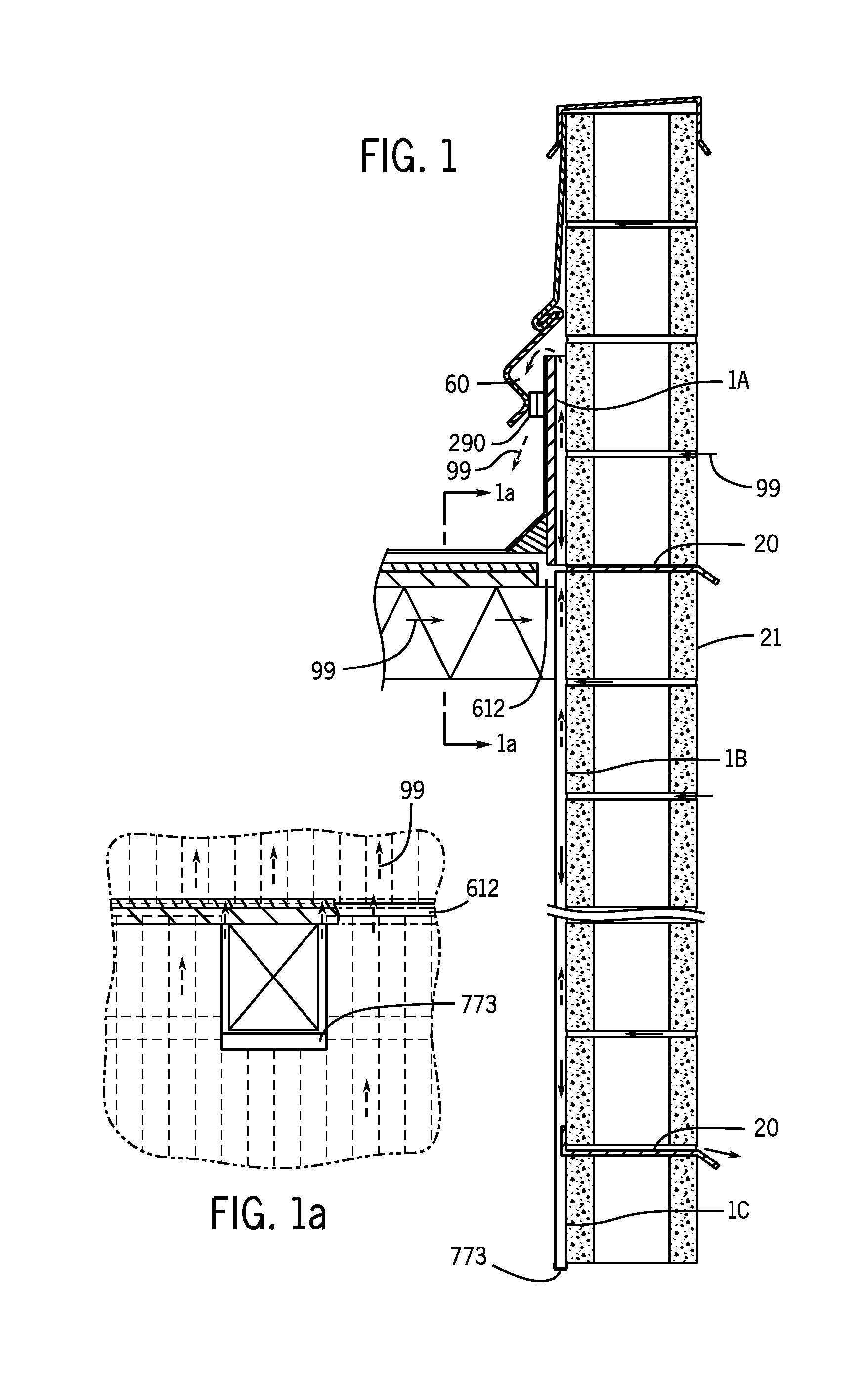 Construction device for releasing moisture from a building