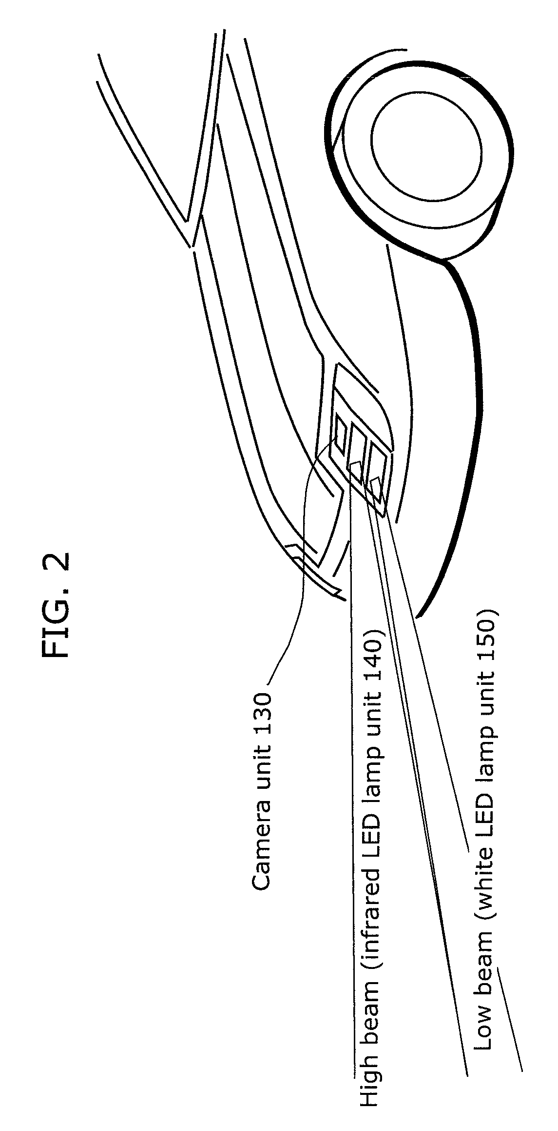 Night-vision imaging apparatus, control method of the same, and headlight module
