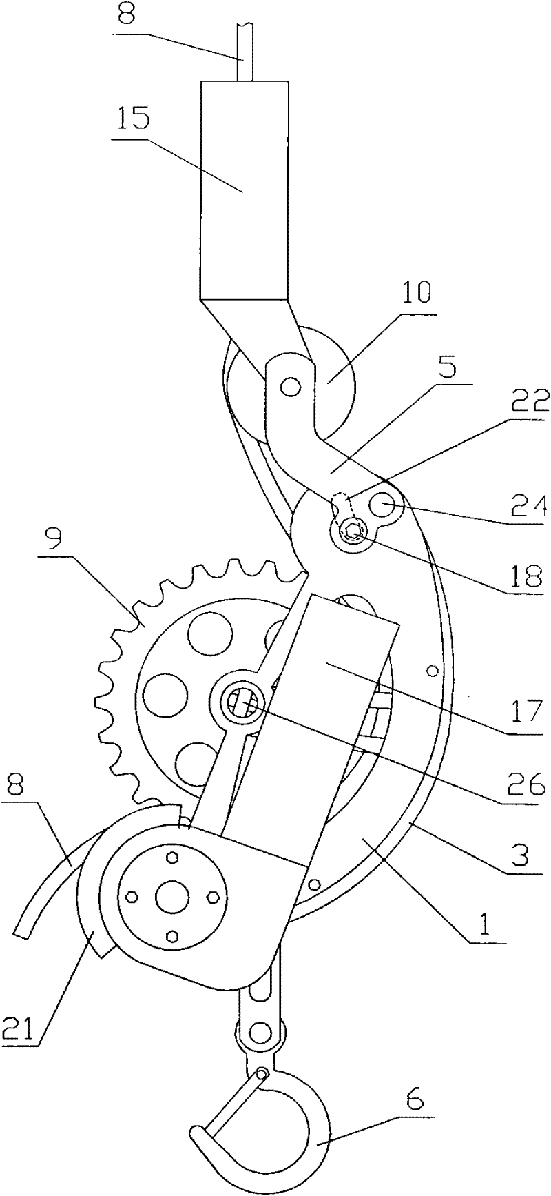 Self-lifting load carrying device