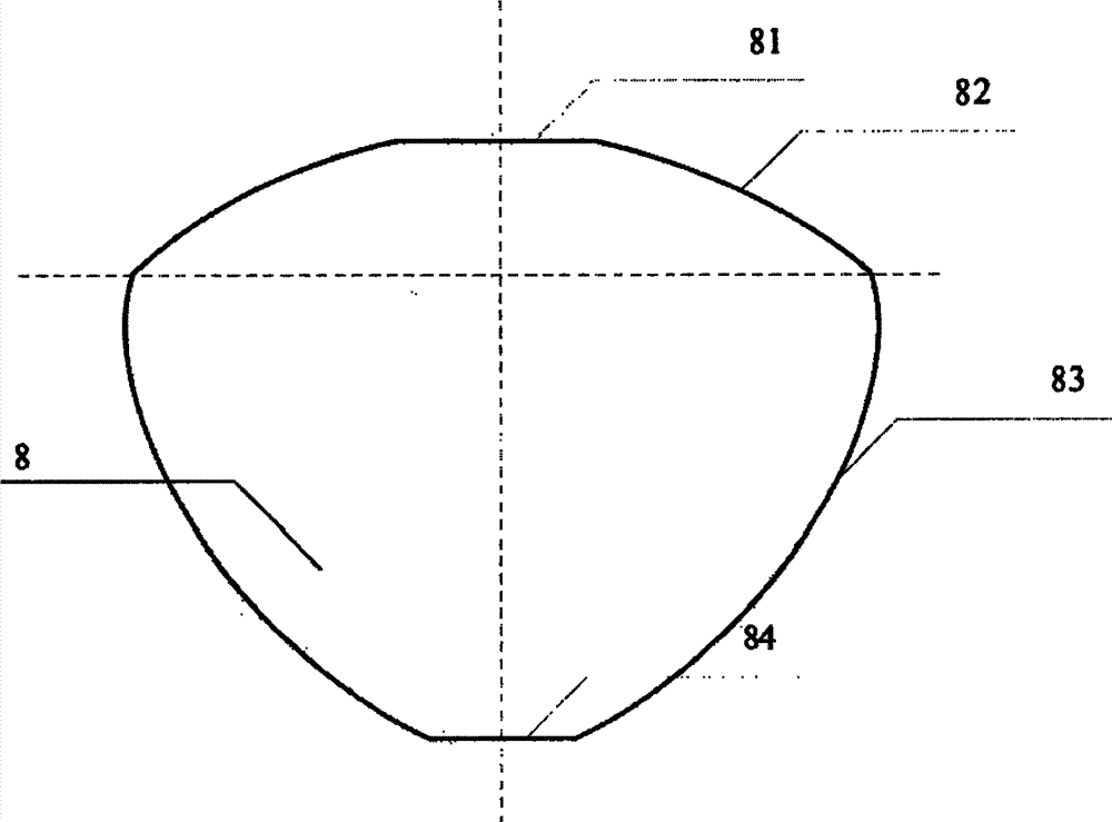 Inverted-pear-shaped underground salt cavern gas storage field and establishing method thereof