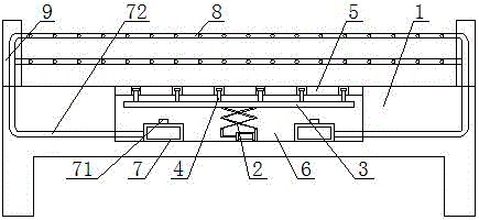 Video cabinet safe in plugging-in and capable of cooling external equipment